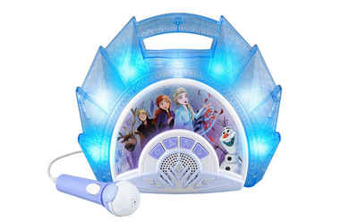 eKids Spielzeug-Musikinstrument Disney Eiskönigin 2 / Frozen 2 Karaoke Maschine mit Mikrofon, Mit Licht, Soundeffekten und Bluetooth