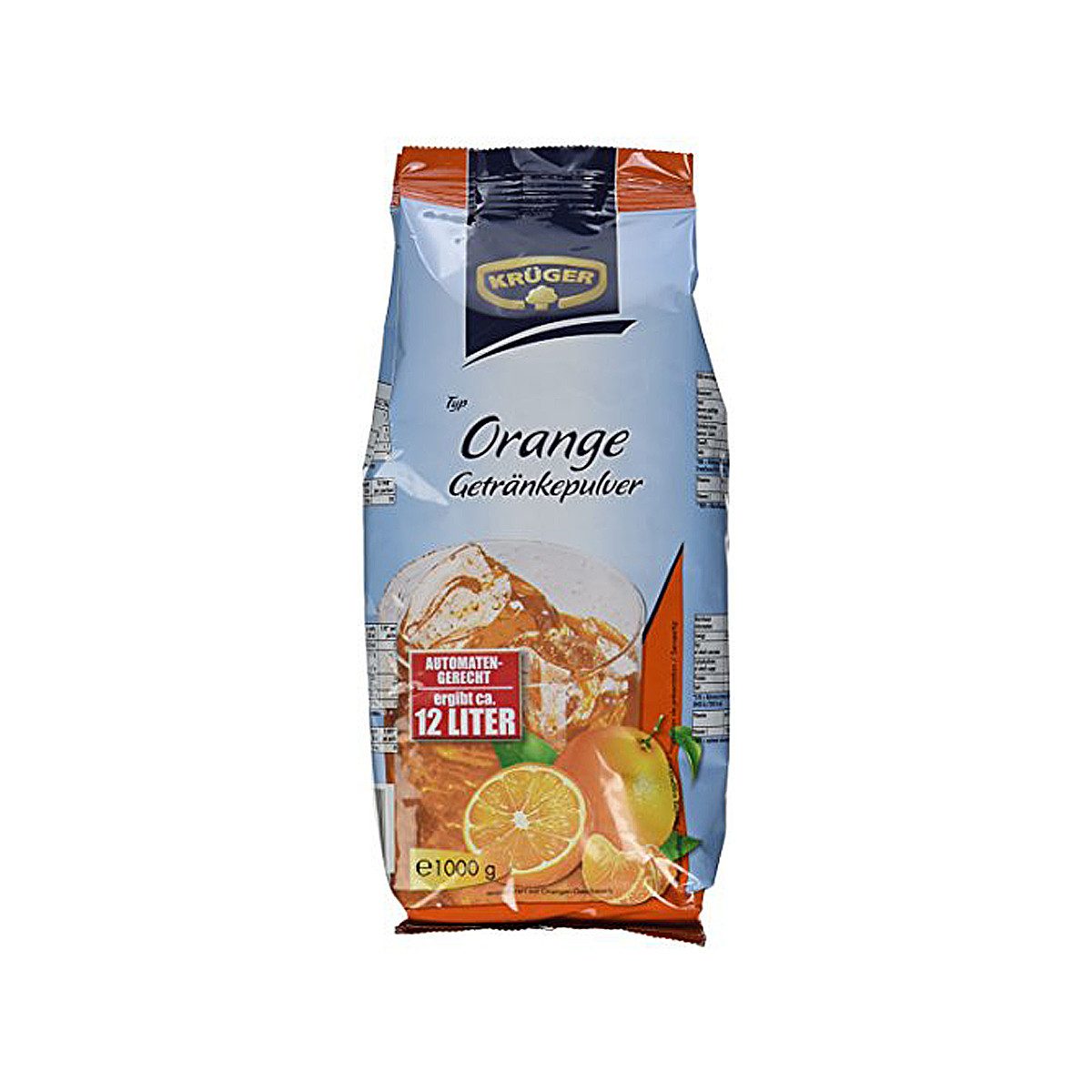 Krüger Tee, Krüger Family Fruchtgetränkepulver Orange 1000g Automatengerecht