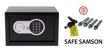 RED OPTICUM Tresor AX Samson Safe, elektronisches Zahlenschloss, 2× Schlüssel, Doppelbolzen Verriegelung