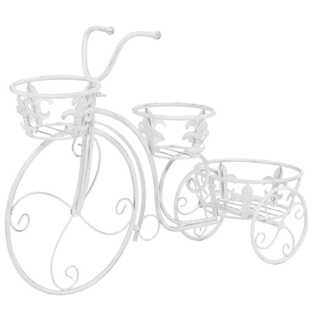 vidaXL Pflanzentreppe, Blumentreppe Fahrradform Vintage-Stil Metall günstig online kaufen