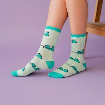 MILK&MOO Socken Milk&Moo Cacha Frog and Sangaloz 4 Paar Socken für Mutter (1-Paar)