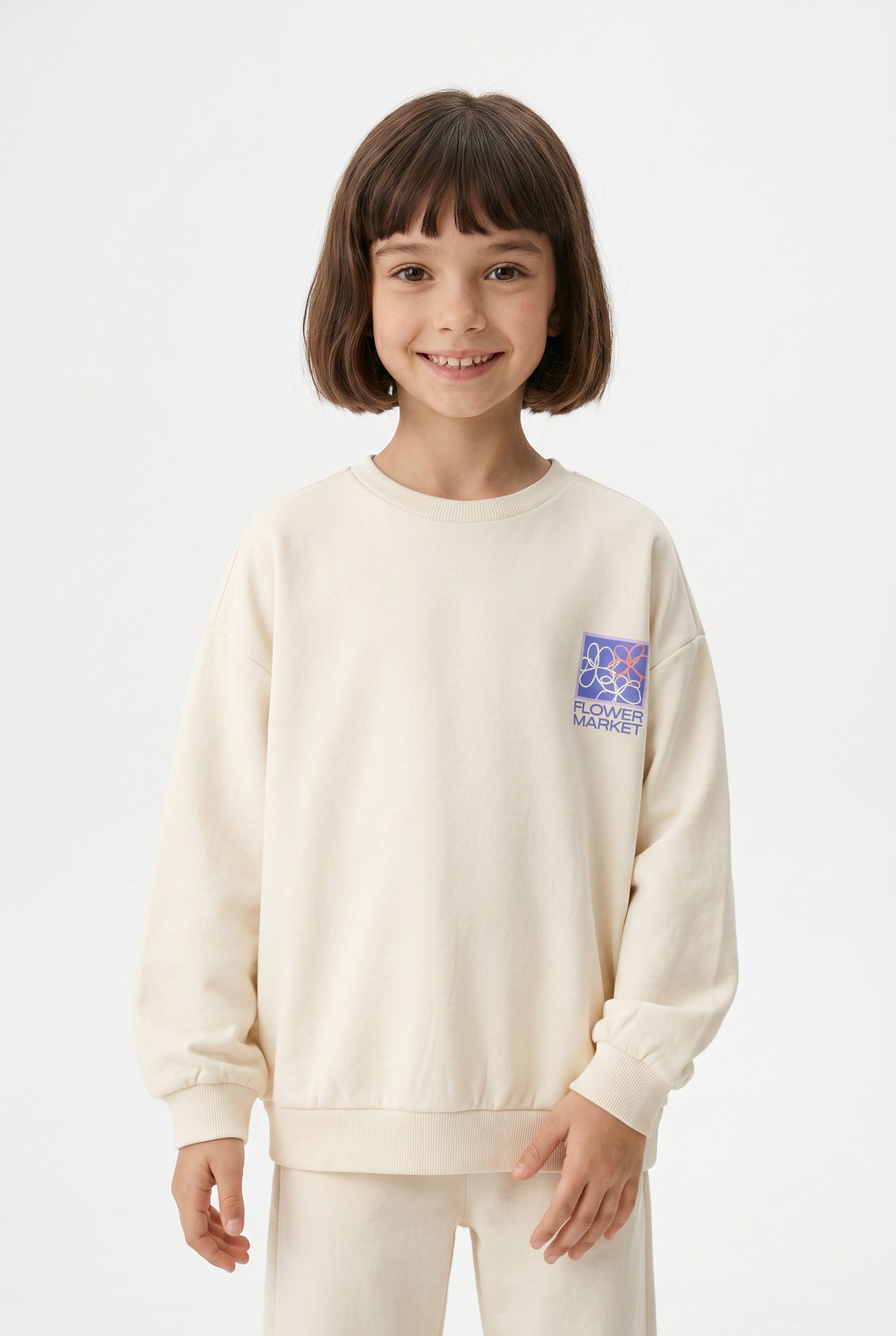 s.Oliver Junior Sweatshirt mit kleinen Frontprint