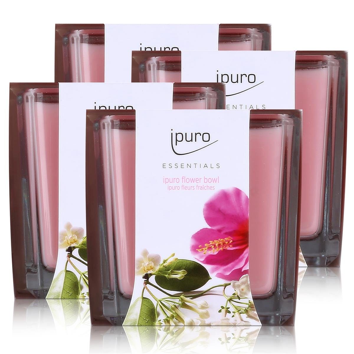 IPURO Duftkerze Essentials by Ipuro Duftkerze flower bowl 125g