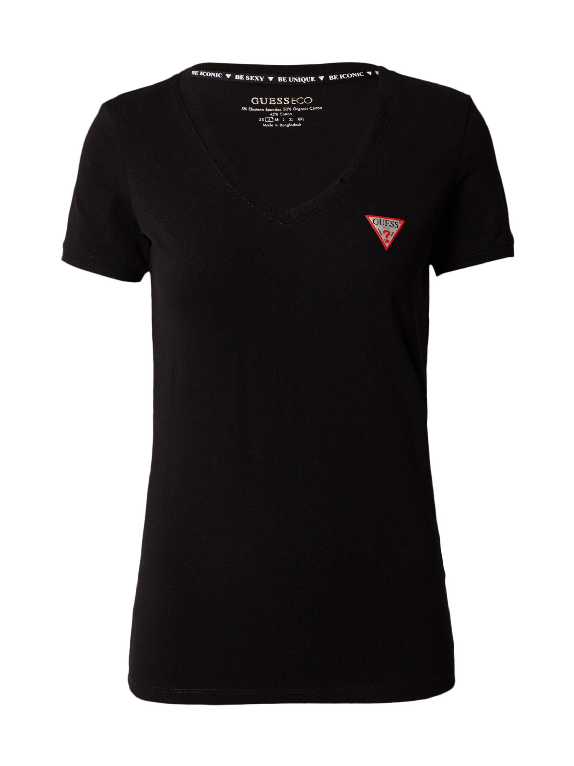 Guess T-Shirt (1-tlg) Weiteres Detail, Plain/ohne Details