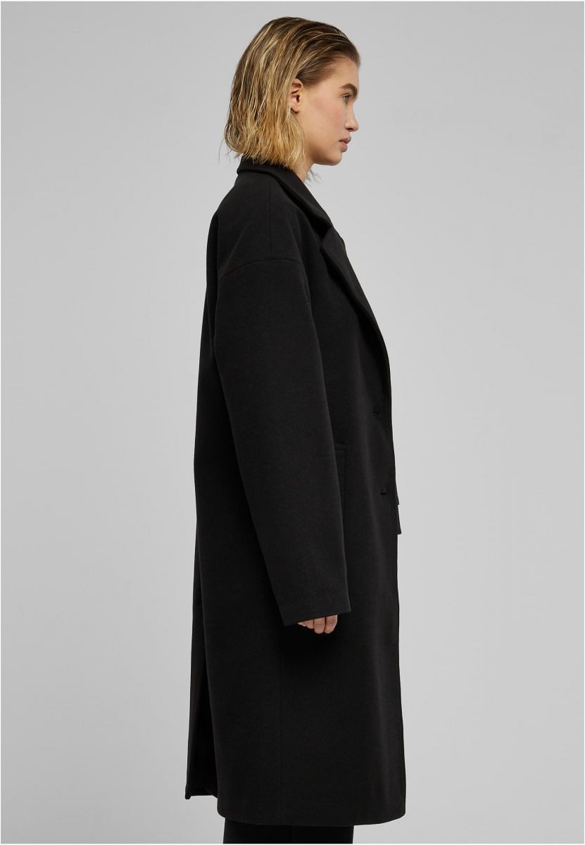 URBAN CLASSICS Outdoorjacke Ladies Oversized Long Coat Damenmantel