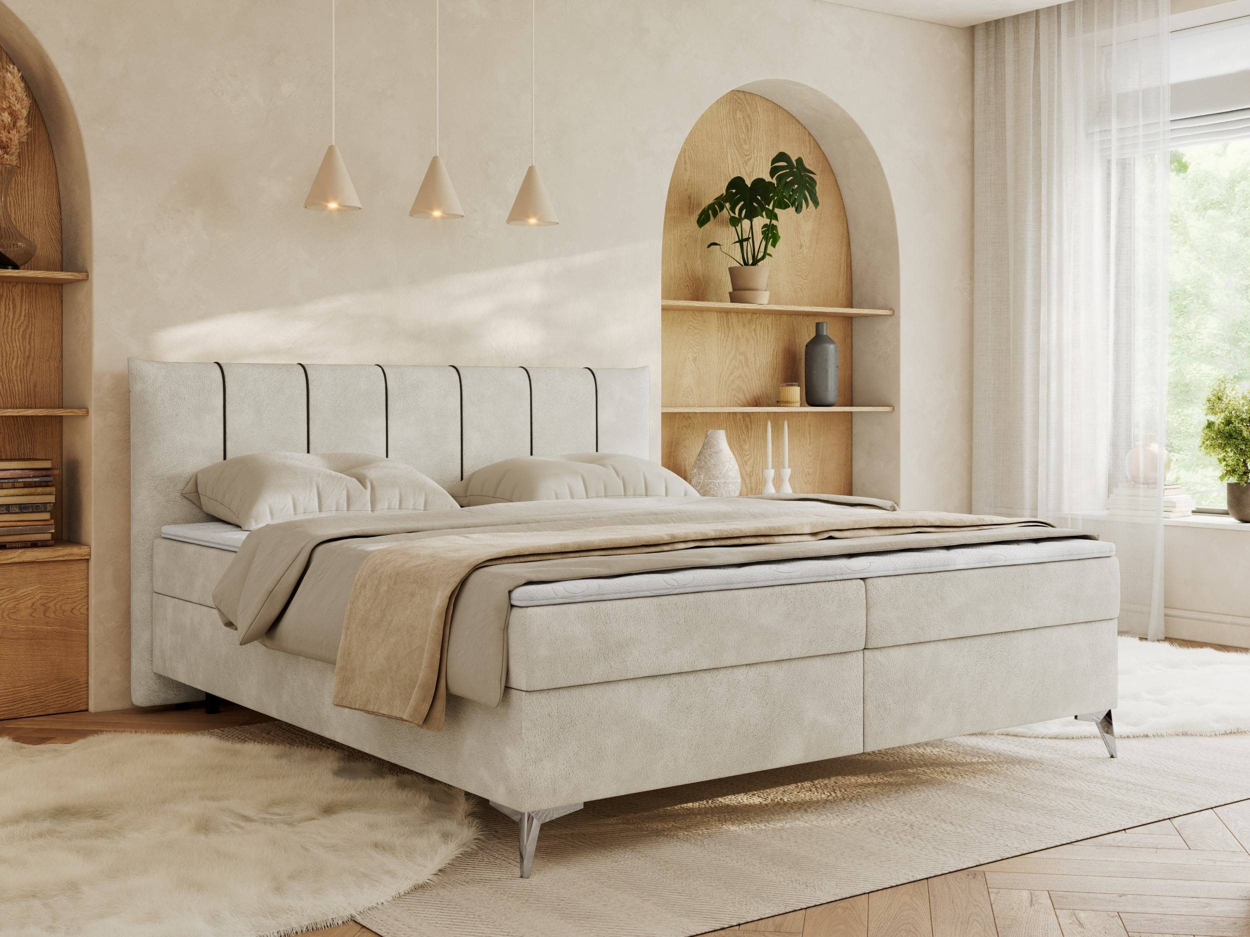 MKS MÖBEL Boxspringbett DRINEA (Set, Packung, günstig online kaufen