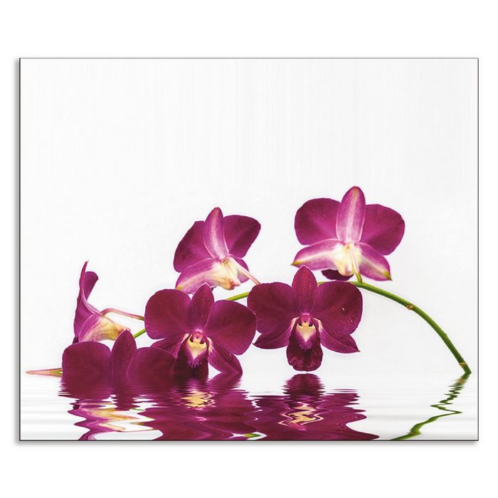 Artland Küchenrückwand Phalaenopsis Orchidee (1-tlg) Alu Spritzschutz mit Klebeband einfache Montage