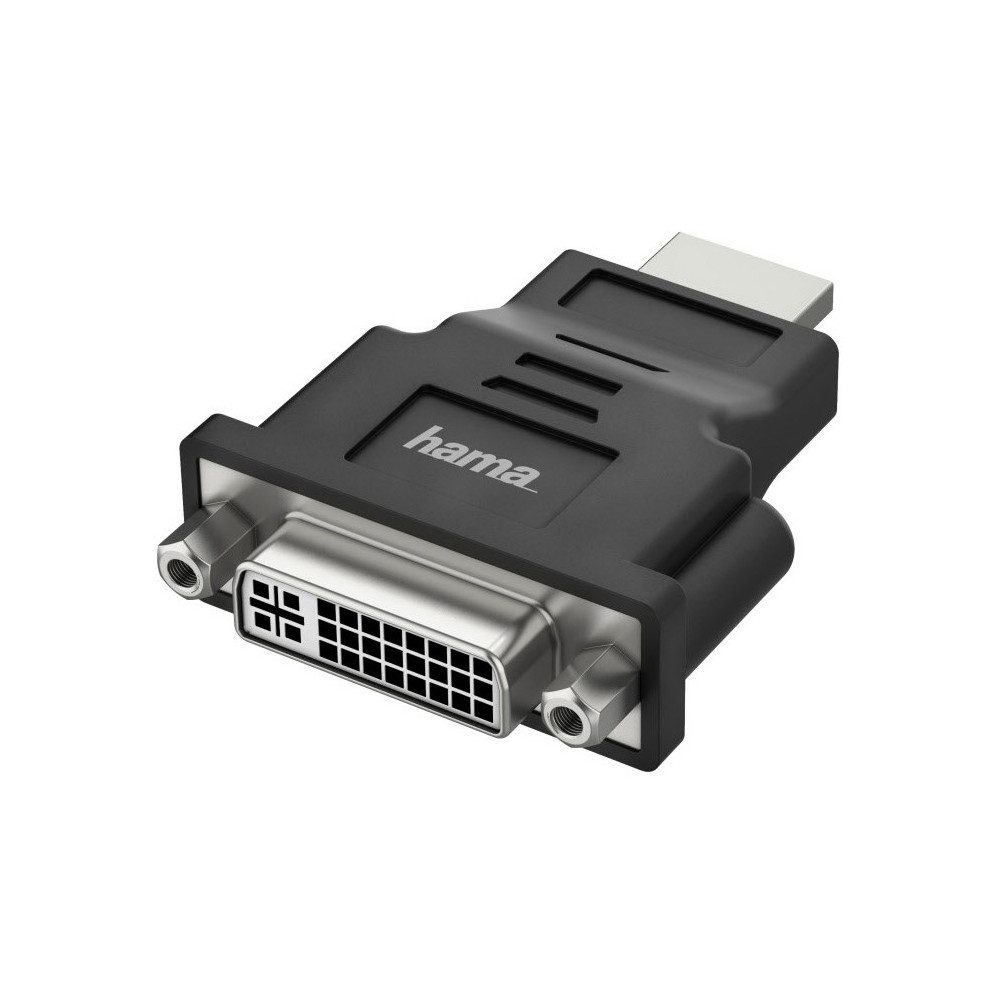 Hama HDMI auf DVI-Adapter schwarz für PC und TV. HDMI-Adapter