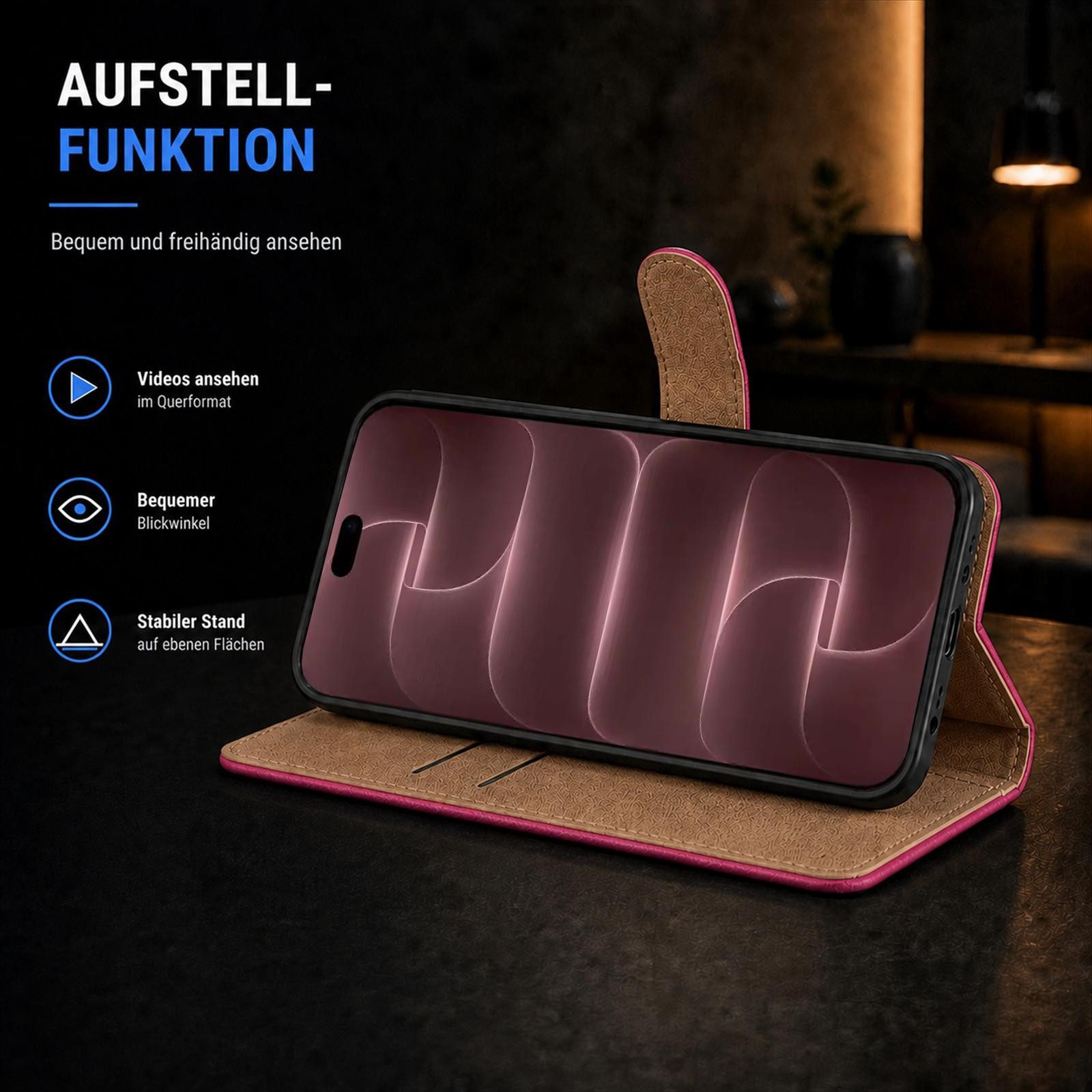 CoolGadget Handyhülle Book Case Handy Tasche für Apple iPhone 18 Pro Max 6,9 Zoll, Hülle Klapphülle Flip Cover für iPhone 18 Pro Max Schutzhülle stoßfest – Bild 5 von 5