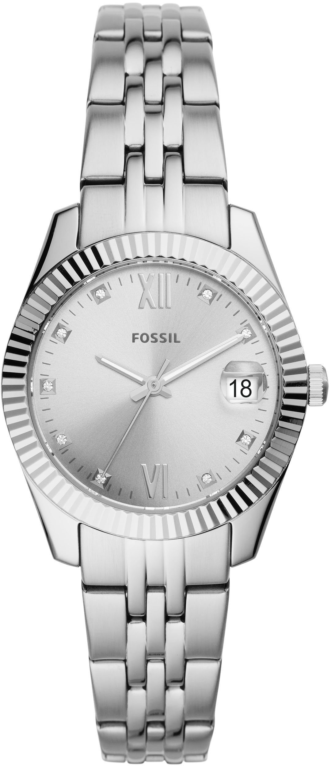 Fossil Quarzuhr SCARLETTE MINI, ES4897, Armbanduhr, Damenuhr, Datum, analog