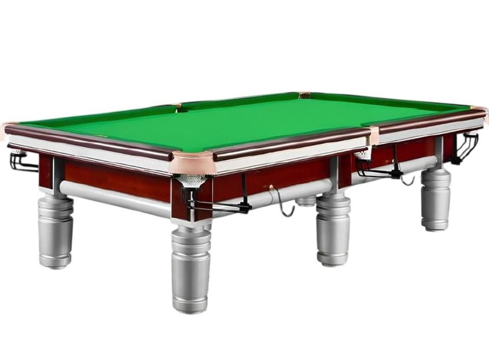 JVmoebel Billardtisch Billardtisch Freizeittisch Braun - Spieltisch mit Spieloberfläche, Made in Europe