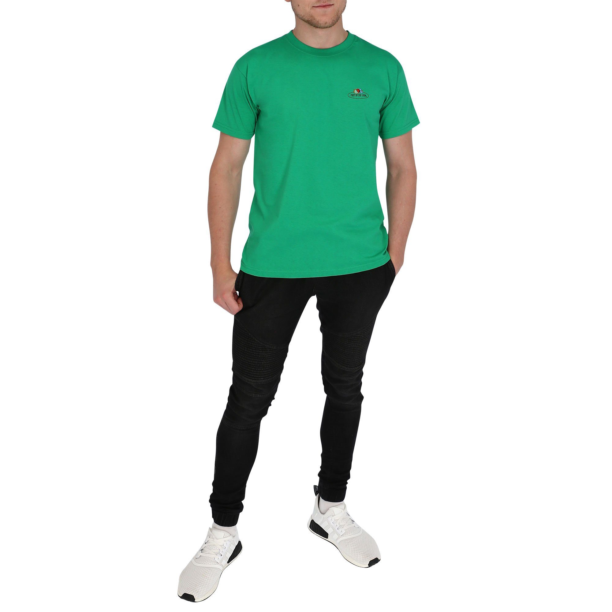 Fruit of the Loom Rundhalsshirt Valueweight T mit Vintage-Logo – Bild 4 von 5