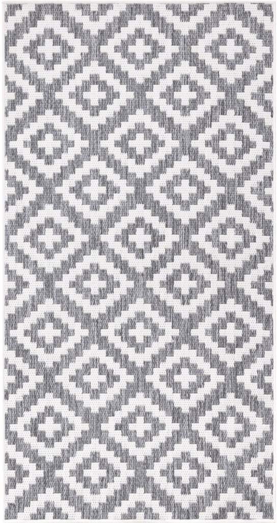 Teppich Outdoor, mm, 5 Form Flachgewebe, Höhe: in auch Carpet rechteckig, Wetterfest, City, quadratischer erhältlich