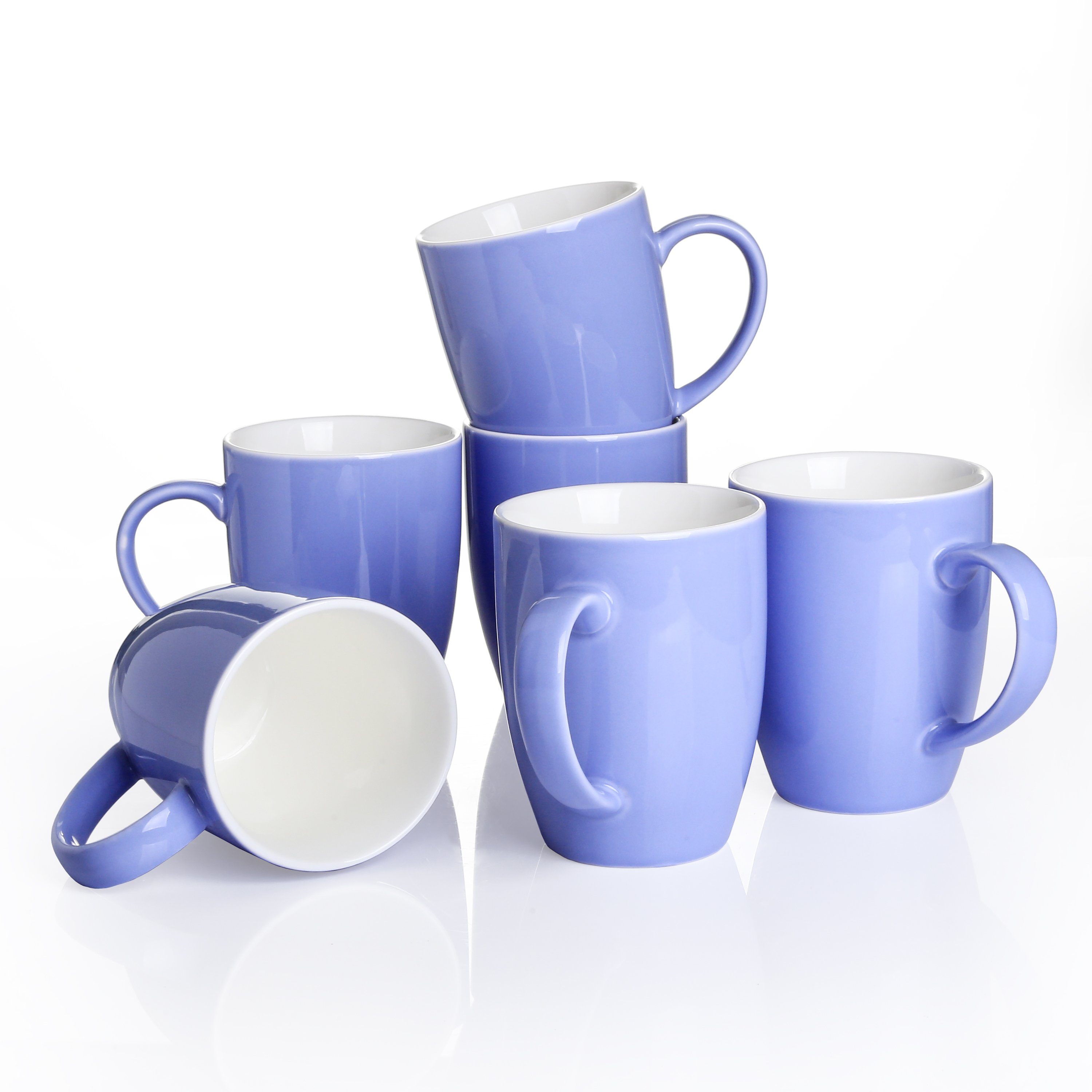 Panbado Becher (6-tlg), Porzellan, Das 4-teilige farbenfrohe Kaffeetassen  Set mit leuchtender Glasur und klarer Formgebung online kaufen | OTTO