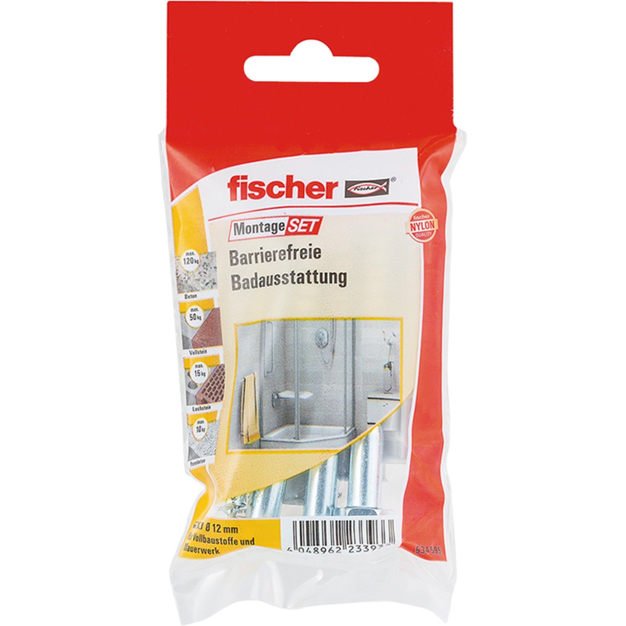 Fischer fischer Universaldübel Barrierefreie Badausstattung MontageSet