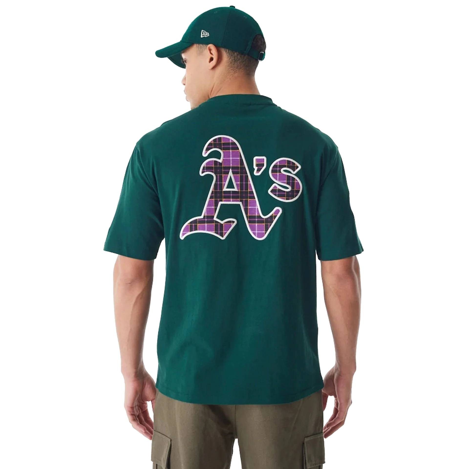 New Era T-Shirt T-Shirt New Era MLB Tartan Oakland Athletics