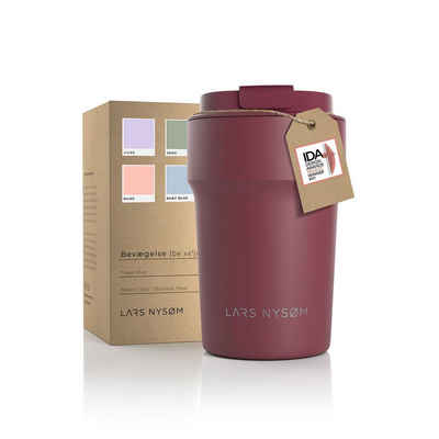 LARS NYSØM Термокружка Bevægelse, Edelstahl, Auslaufsicherer Travel-Mug für Kaffee und Tee unterwegs 380ml 500ml