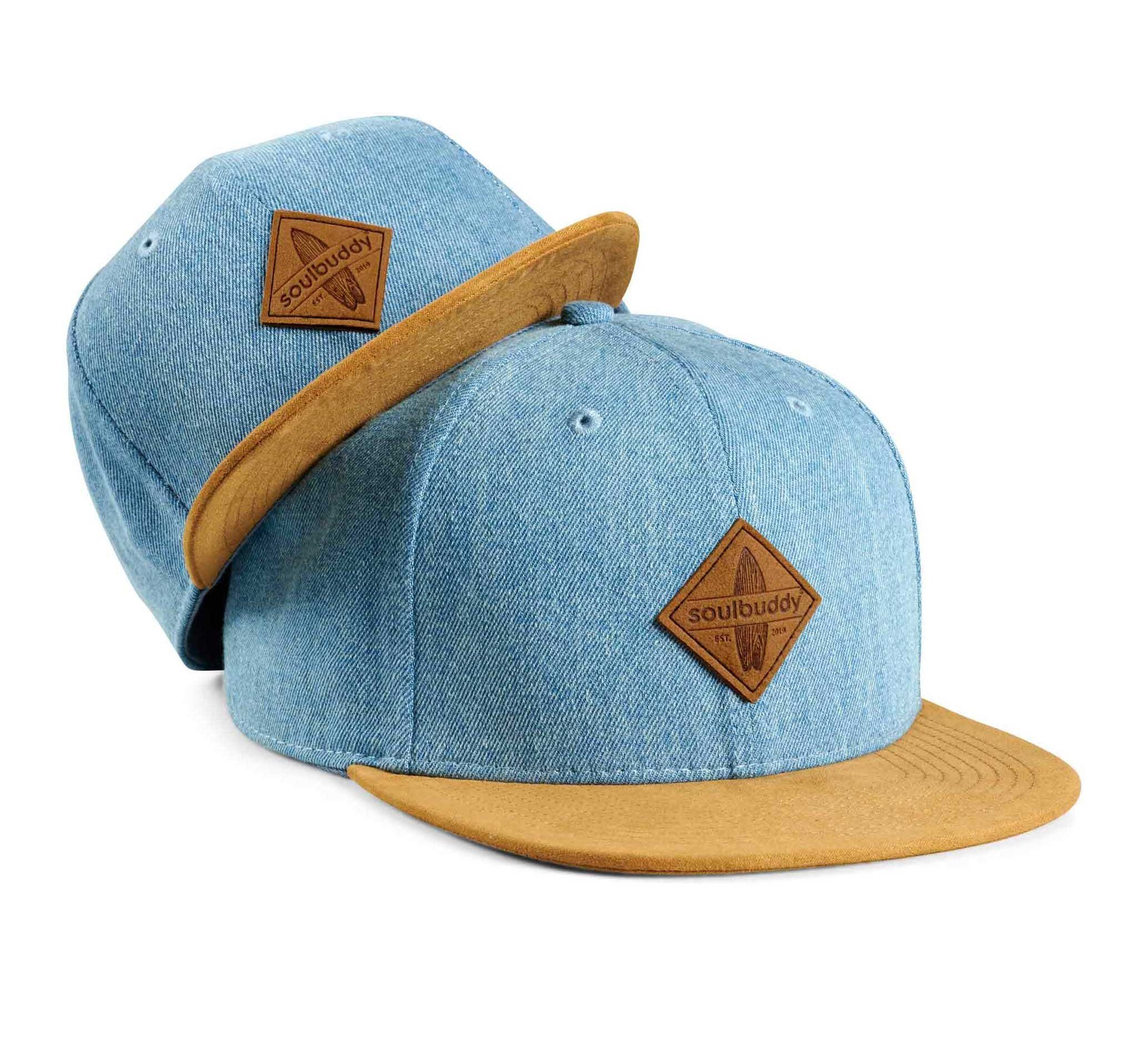 Soulbuddy Baseball Cap 2er-Set Partnerlook-Set, Geschenk für Eltern, Geschenk Papa Mama (Set = 1x Eltern Cap + 1x Kinder Cap, Identisches Partnerlook-Set)