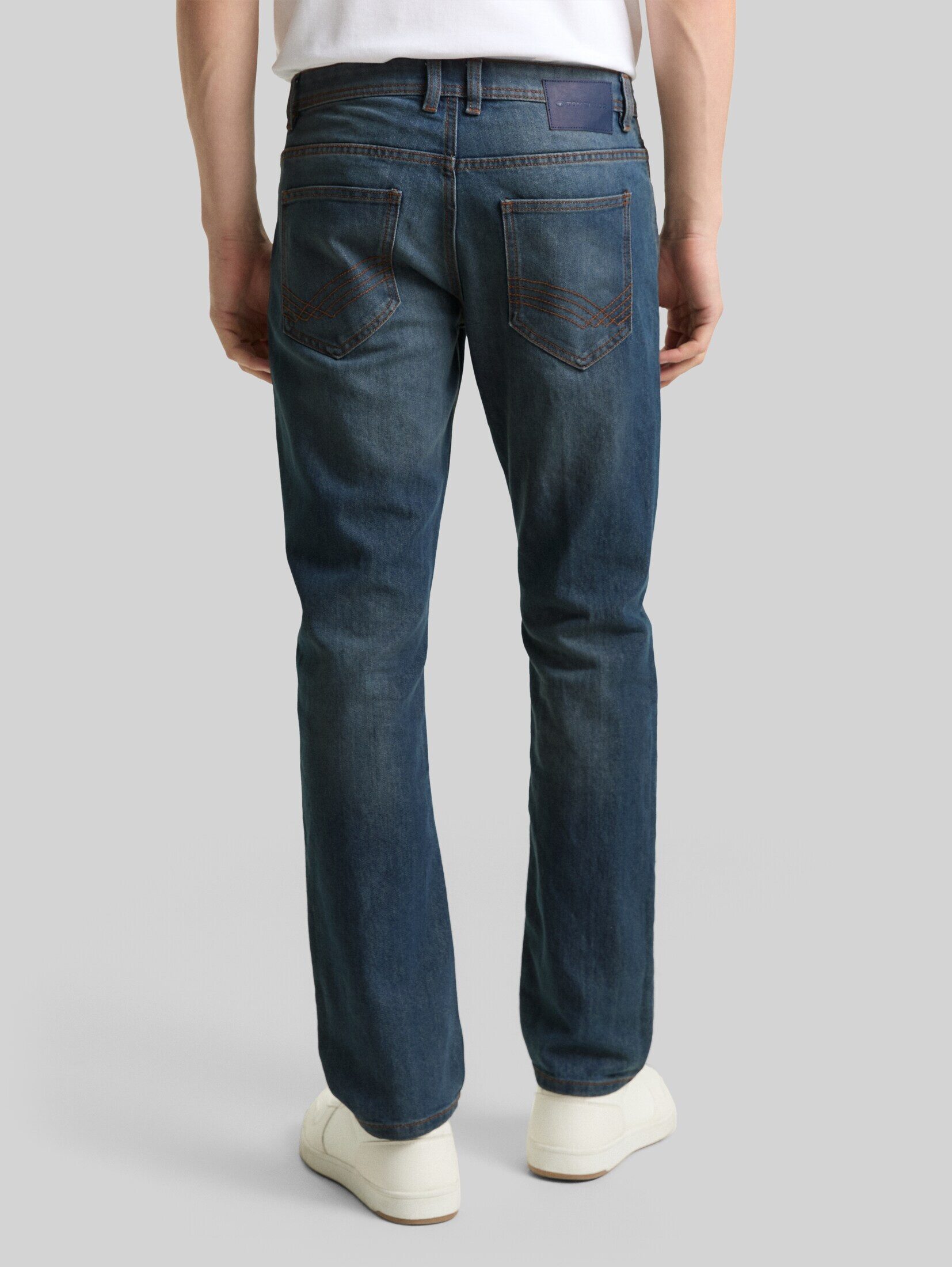 TOM TAILOR Straight-Jeans Jeanshosen TTMARVIN STRAIGHT Jeans