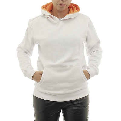 YESET Kapuzenpullover Damen Hoodie warm Vlies Kapuze Pulli Pullover Tasche vorne 7220