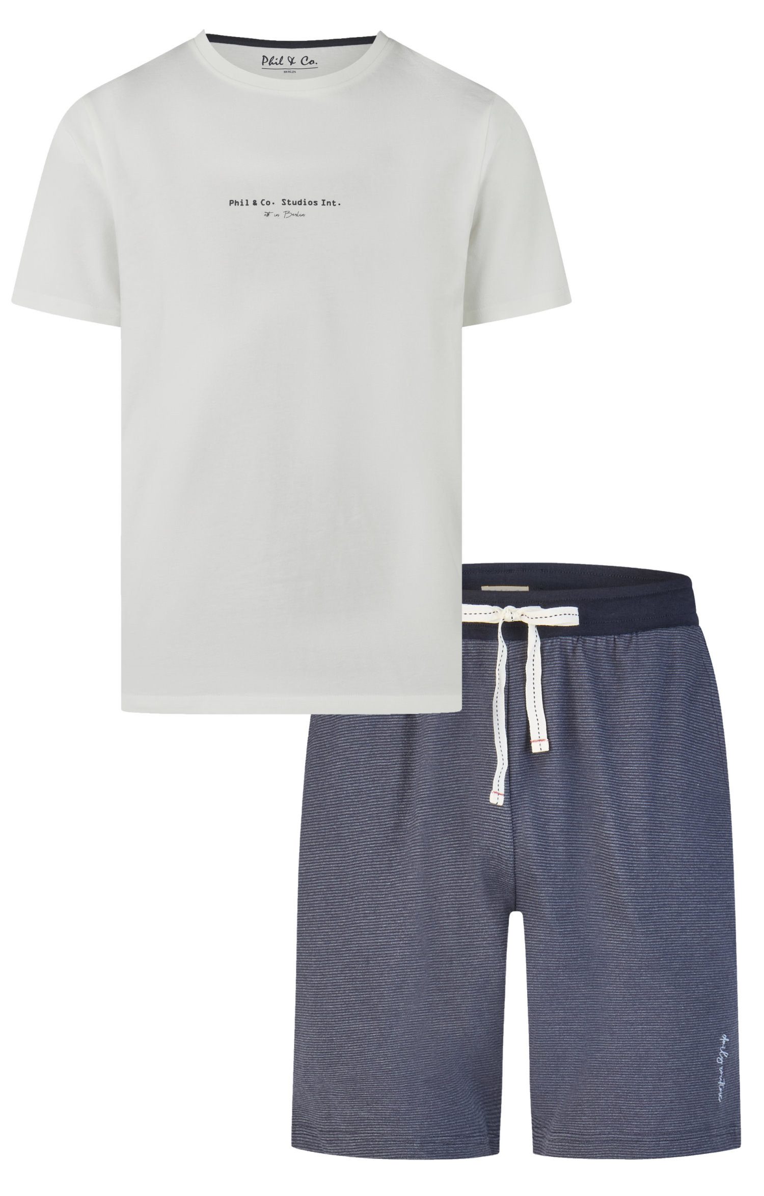 Shorty Herren Schlafanzug kurz