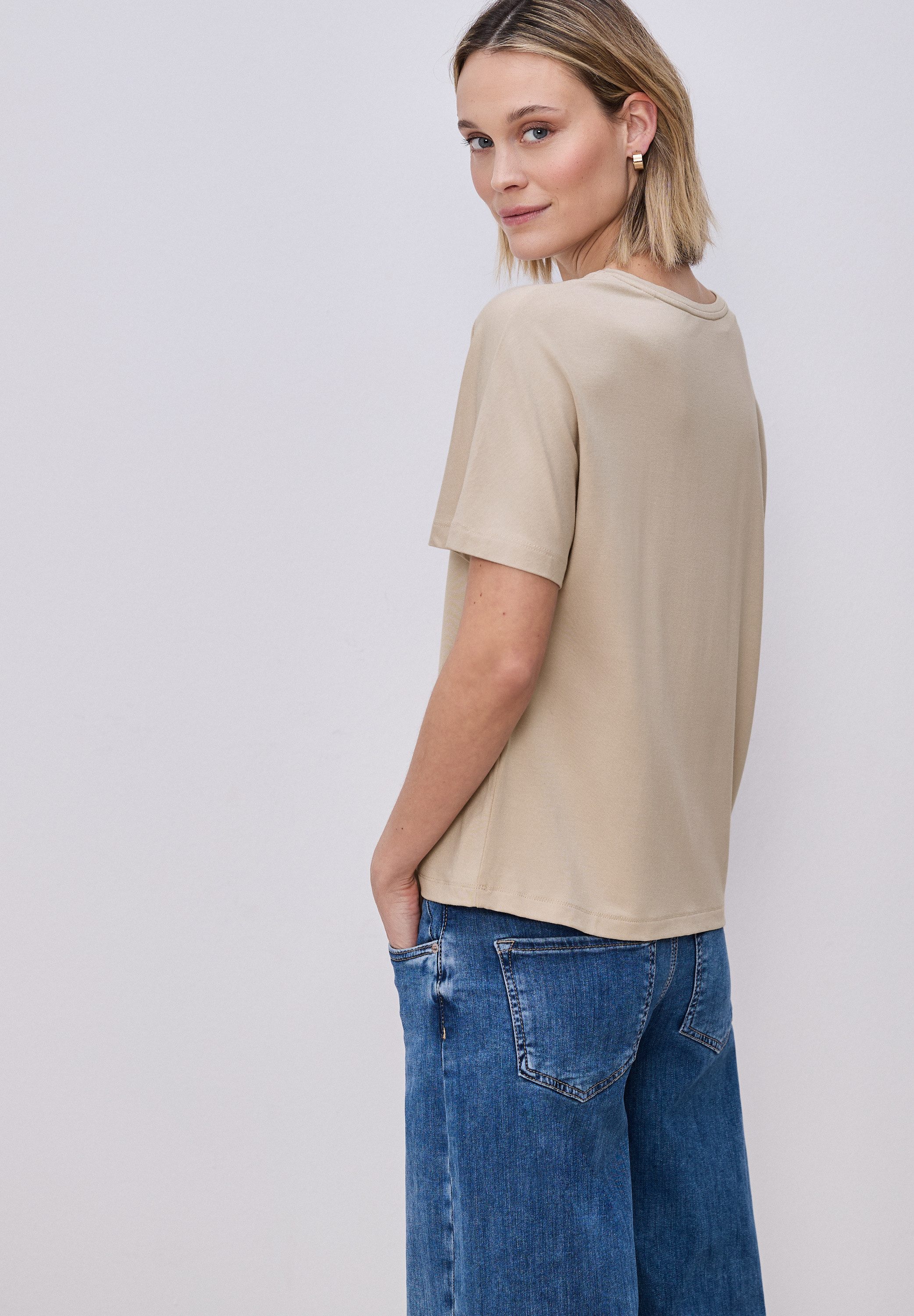 STREET ONE T-Shirt mit Stretchanteil