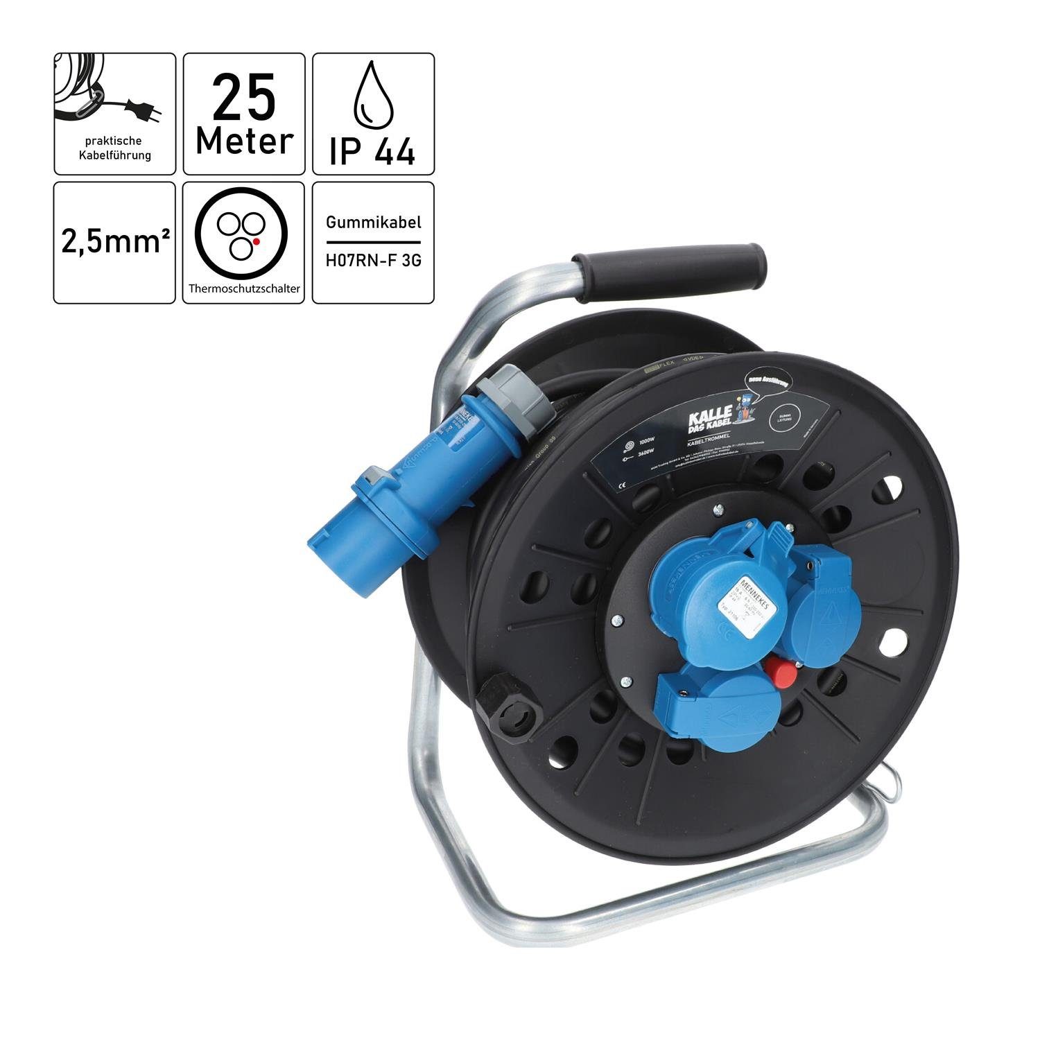 KALLE DAS KABEL Campingkabeltrommel CEE 230V günstig online kaufen