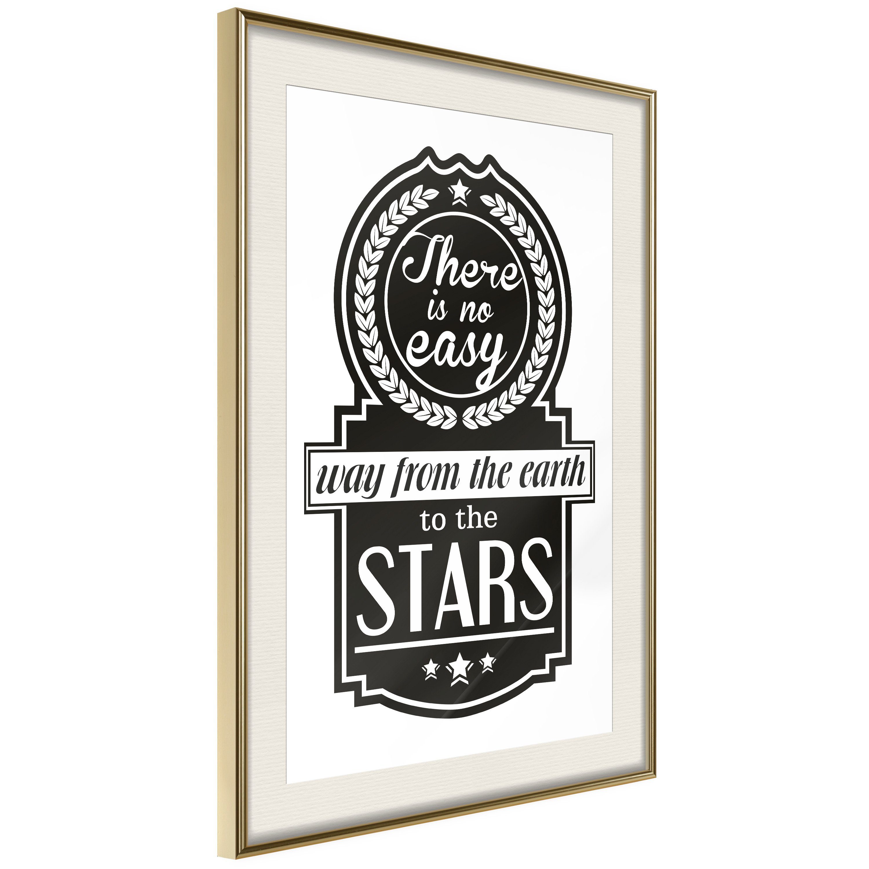 Artgeist Poster There Is No Easy Way From The Earth To The Stars