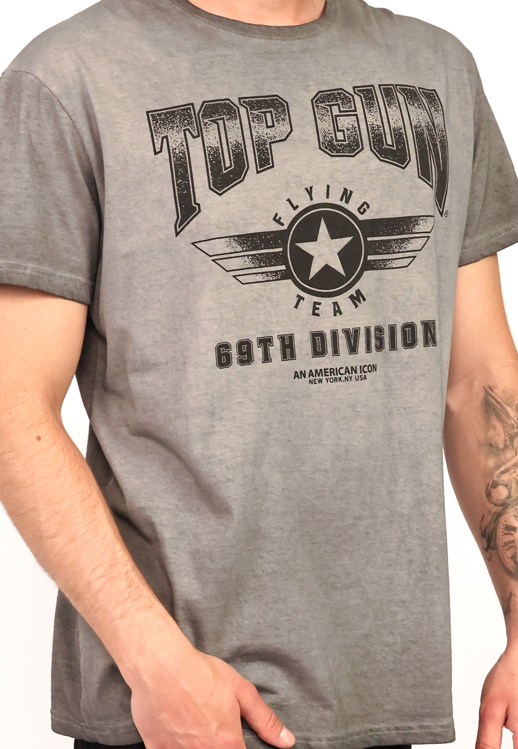 GUN TG20212105 TOP anthrazit T-Shirt