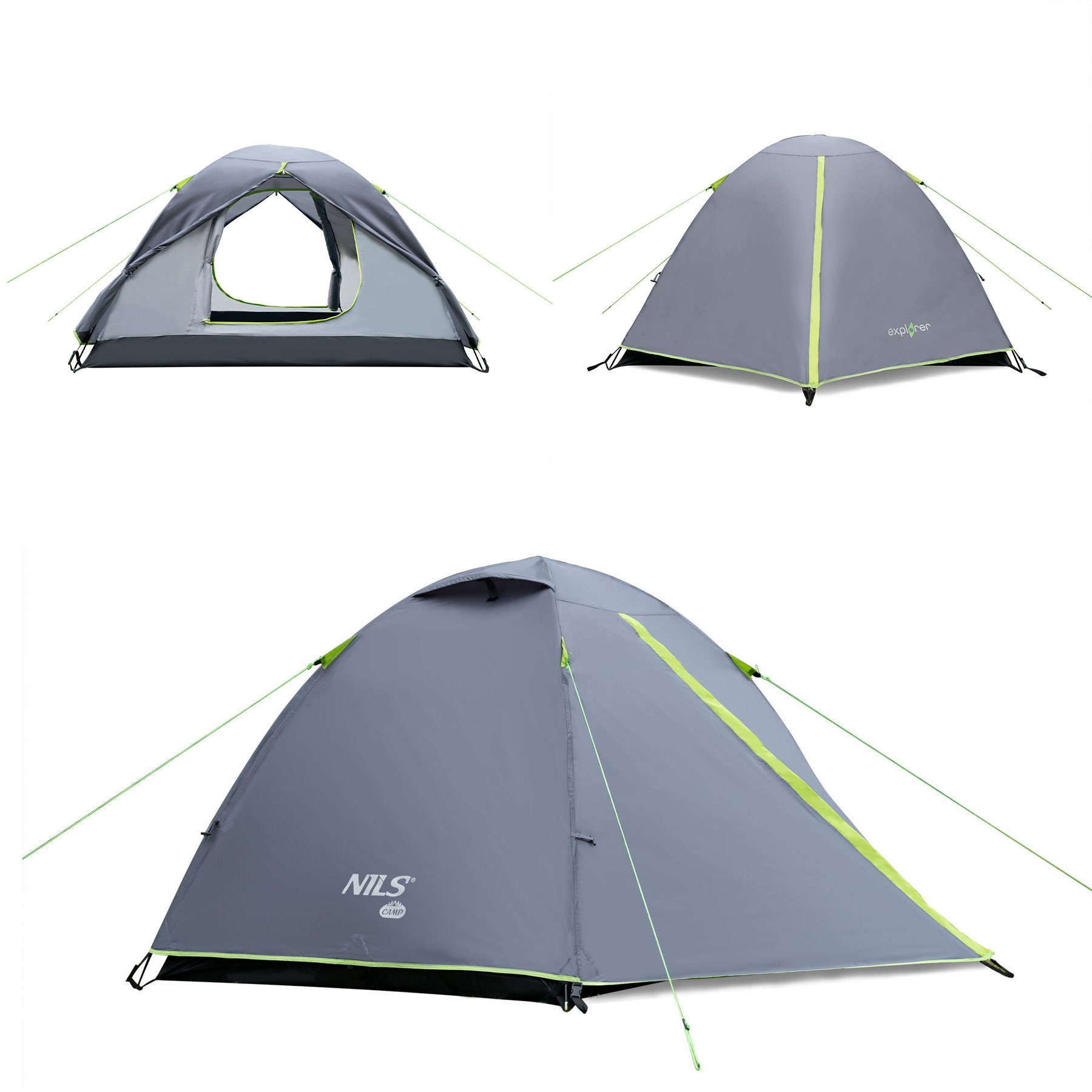 Kuppelzelt Campingzelt Zelt "Explorer" Trekkingzelt Outdoorzelt