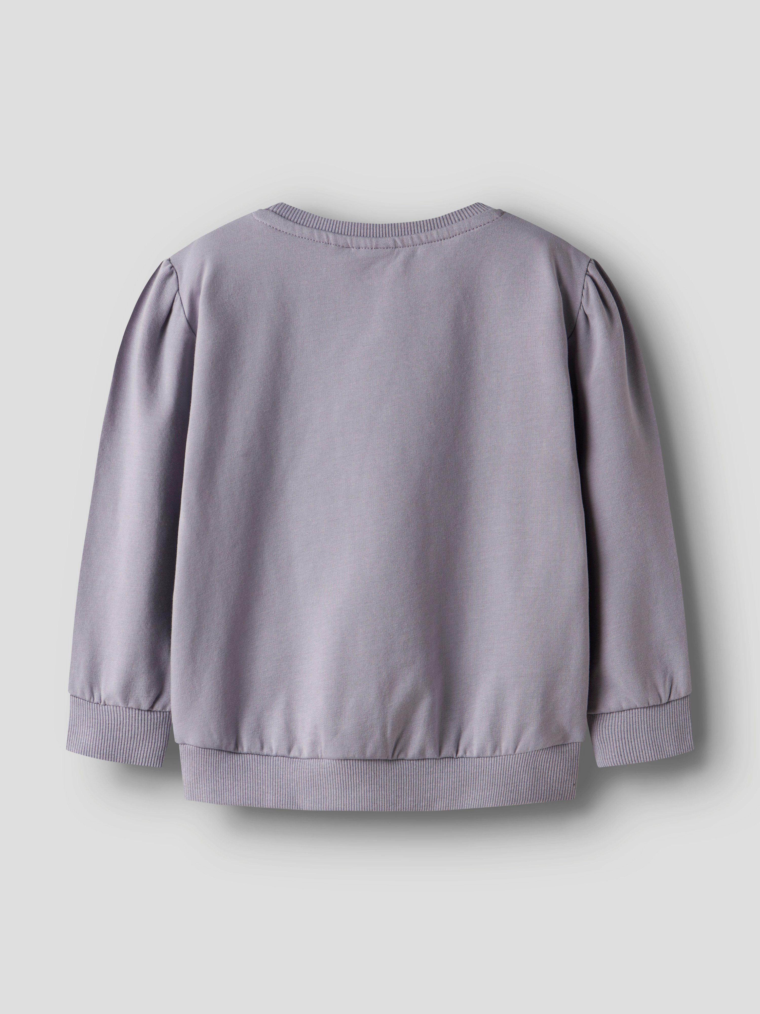 Name It Sweatshirt NMFDIDI STITCH SWEAT UNB NOOS WDI mit Glitzerprint für einen funkelnden und coolen Loo – Bild 4 von 5