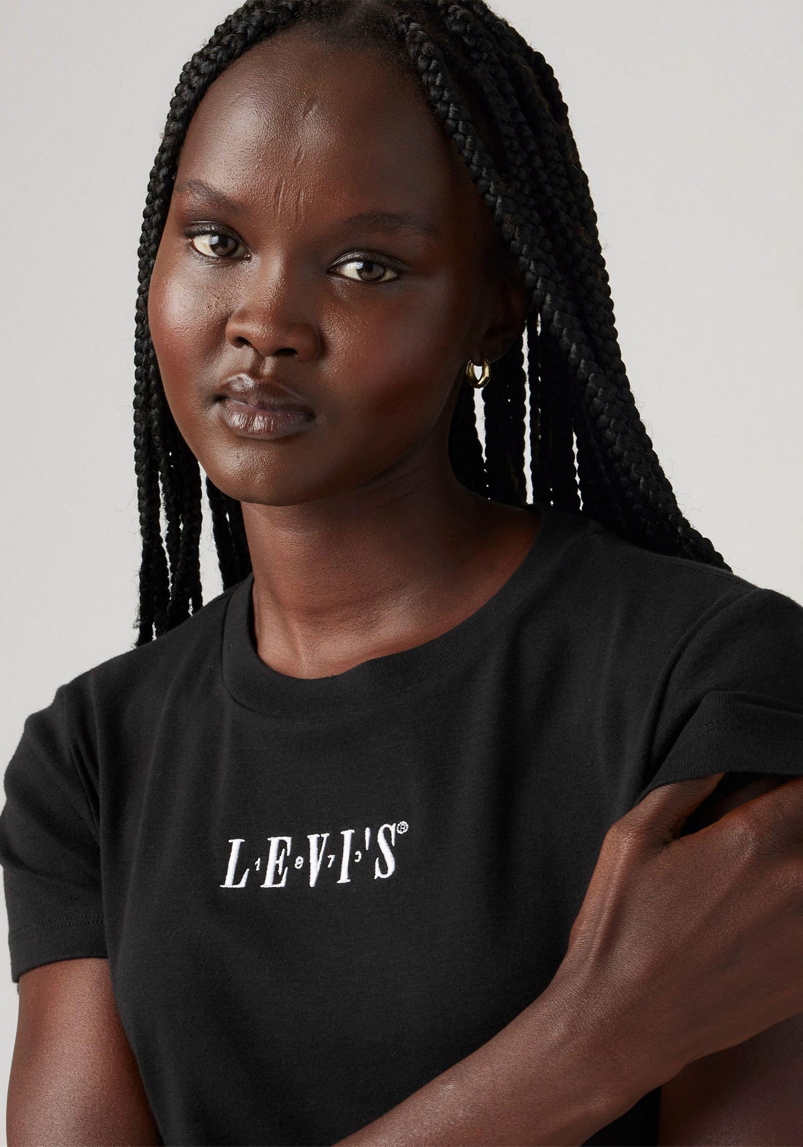 Levi's® Print-Shirt GR ESSENTIAL SPORTY TEE mit Logo-Print