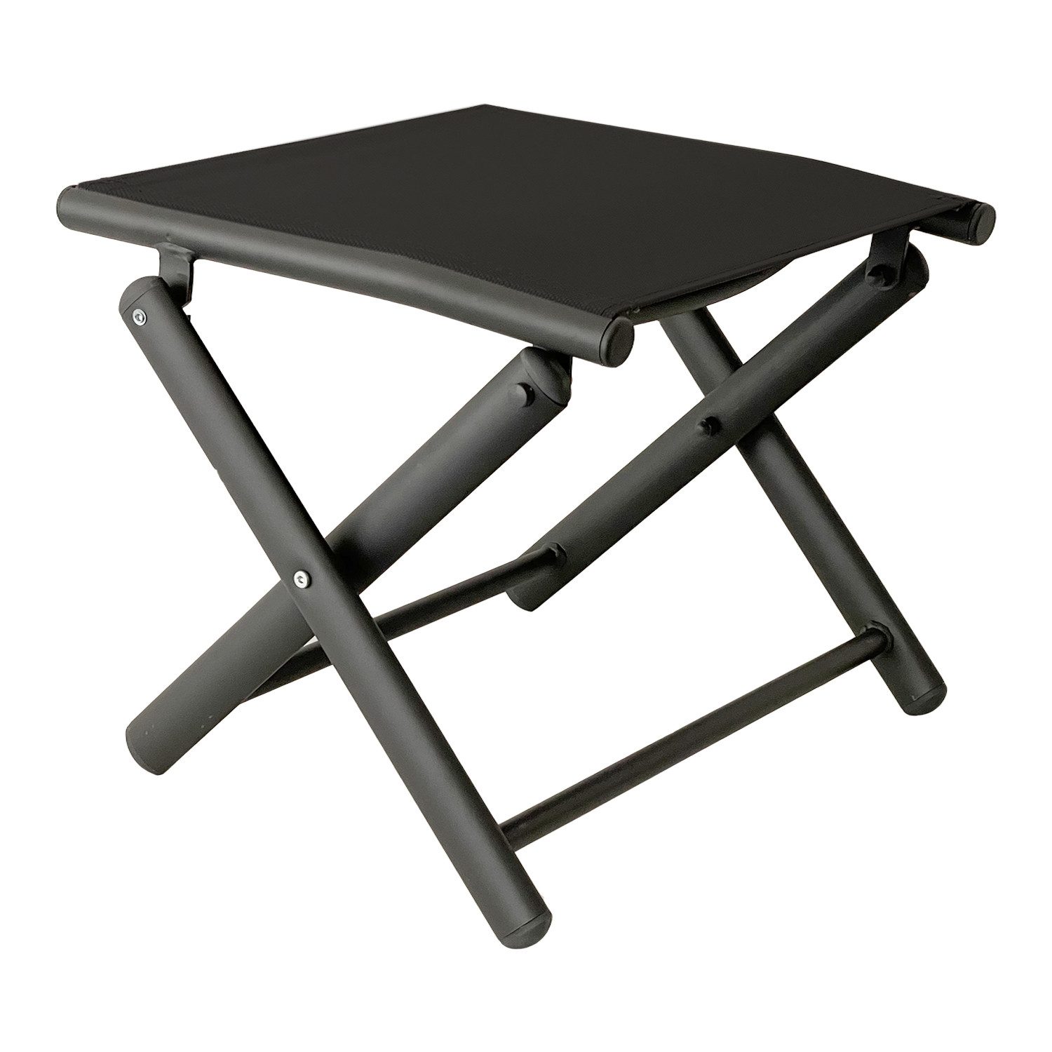 INDA-Exclusiv Armlehnstuhl Garten Klapphocker / Fußhocker Metall - Textilen günstig online kaufen