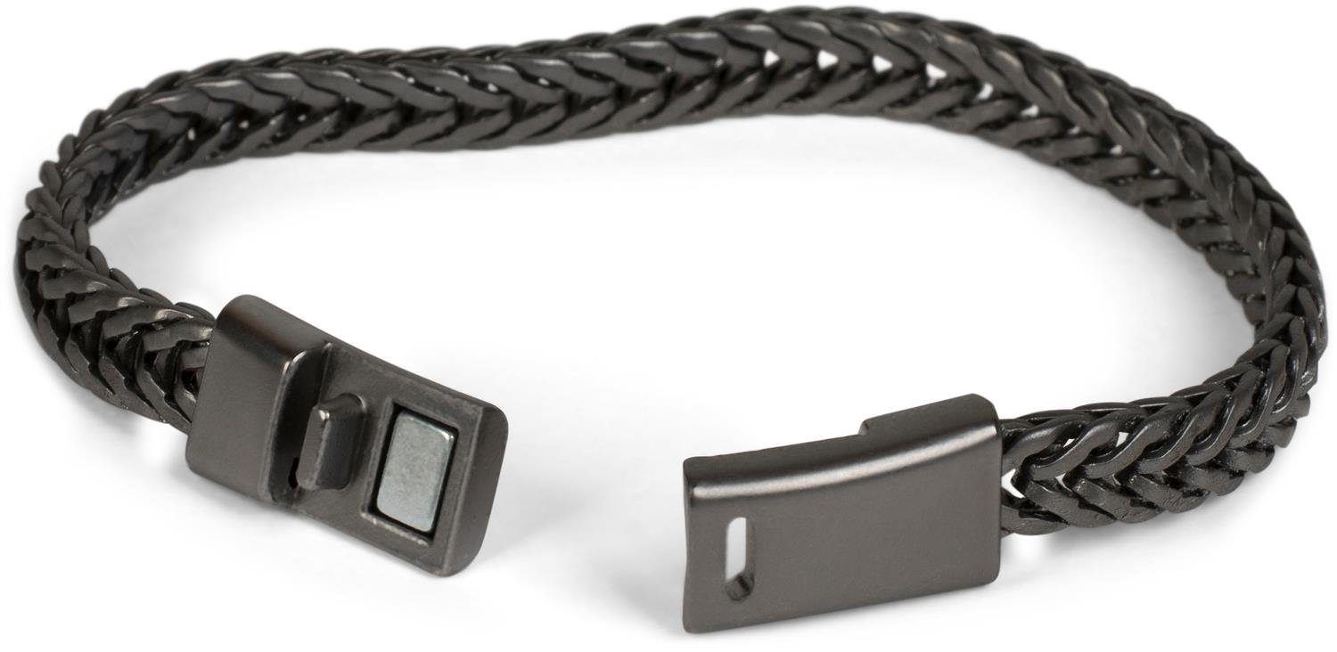 styleBREAKER Armkette Armband Zopfkette mit Magnetverschluss (1-tlg)