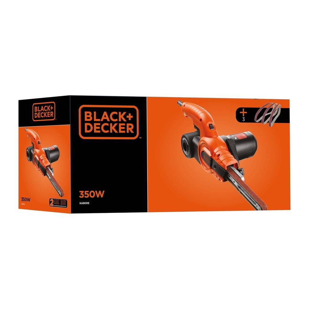 Black + Decker Bandschleifer Powerfeile -QS 350W KA900E-QS