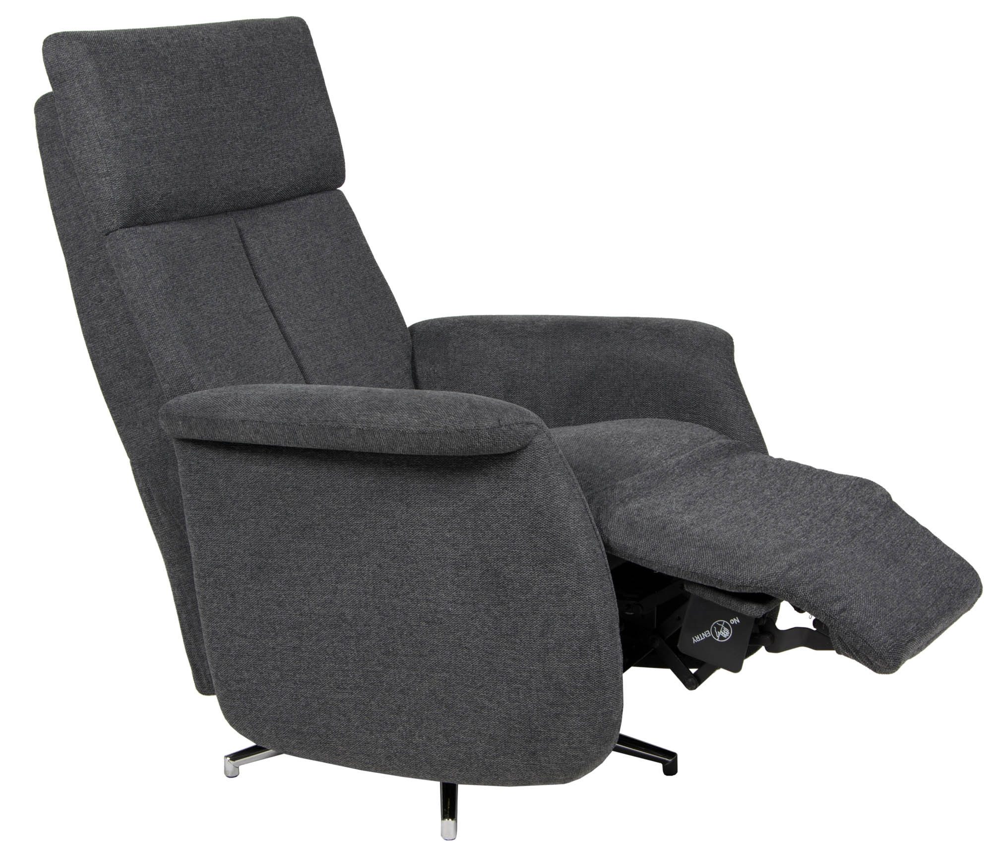 Duo Collection Relaxsessel Thompson, verstellbar, drehbar, anthrazit - 78x95x80cm (BxHxT)