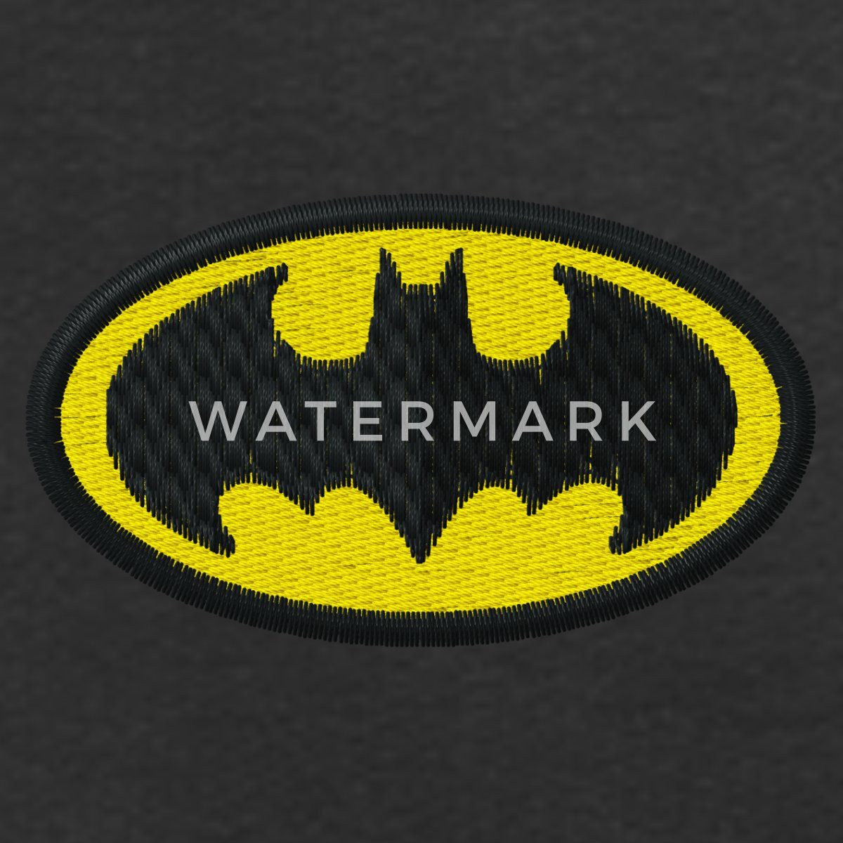 Spreadshirt Hoodie DC Comics Batman Original Logo Stick Kinder Premium Hoodie (1-tlg)