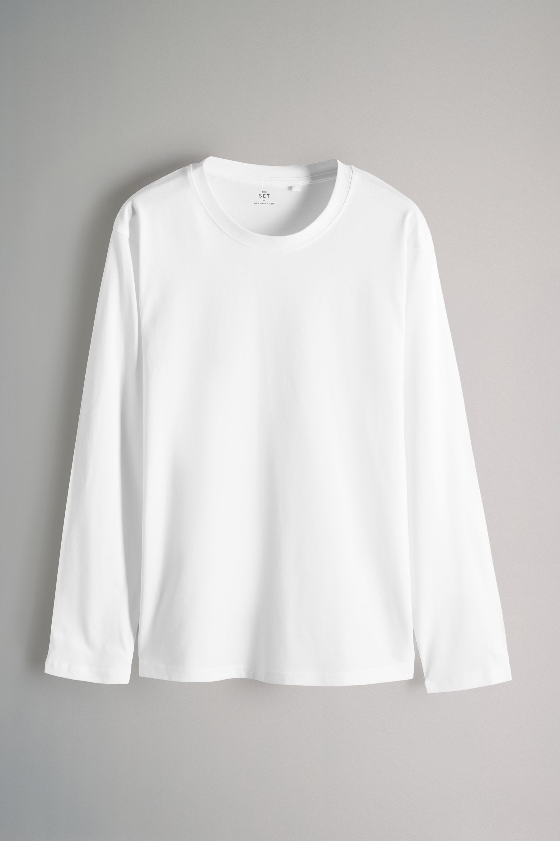 The Set Langarmshirt The Set Regular Fit Langarmshirts, 4er-Pack (4-tlg) günstig online kaufen