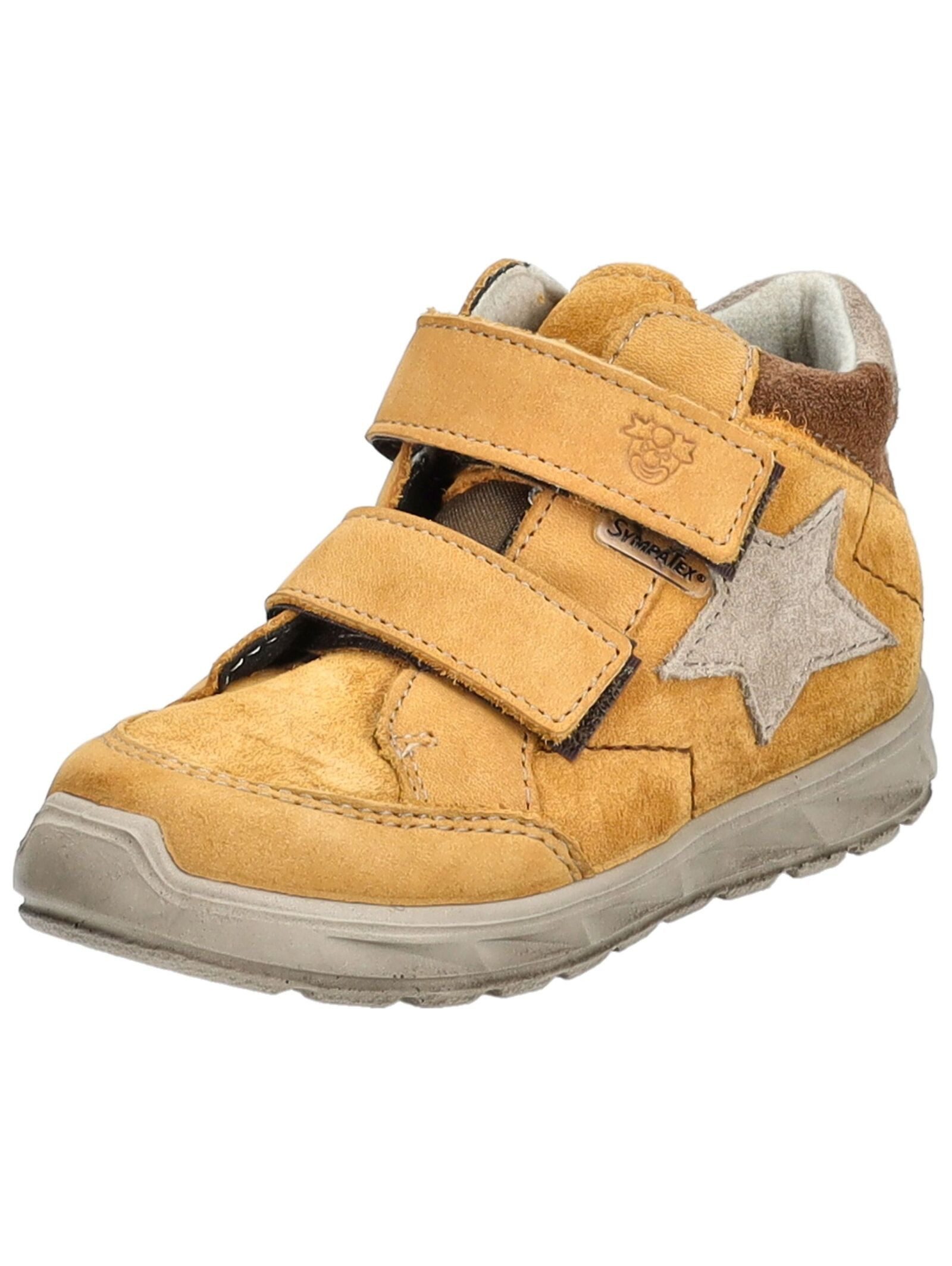 Halbschuhe Nubukleder/Textil . Klettschuh