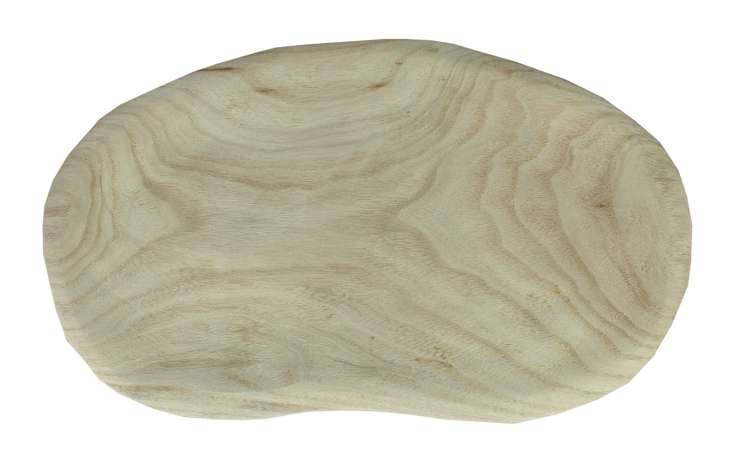 Dekoschale Holztablett eckig 37x23 cm Holzschale Tischdeko Weihnachtsdeko