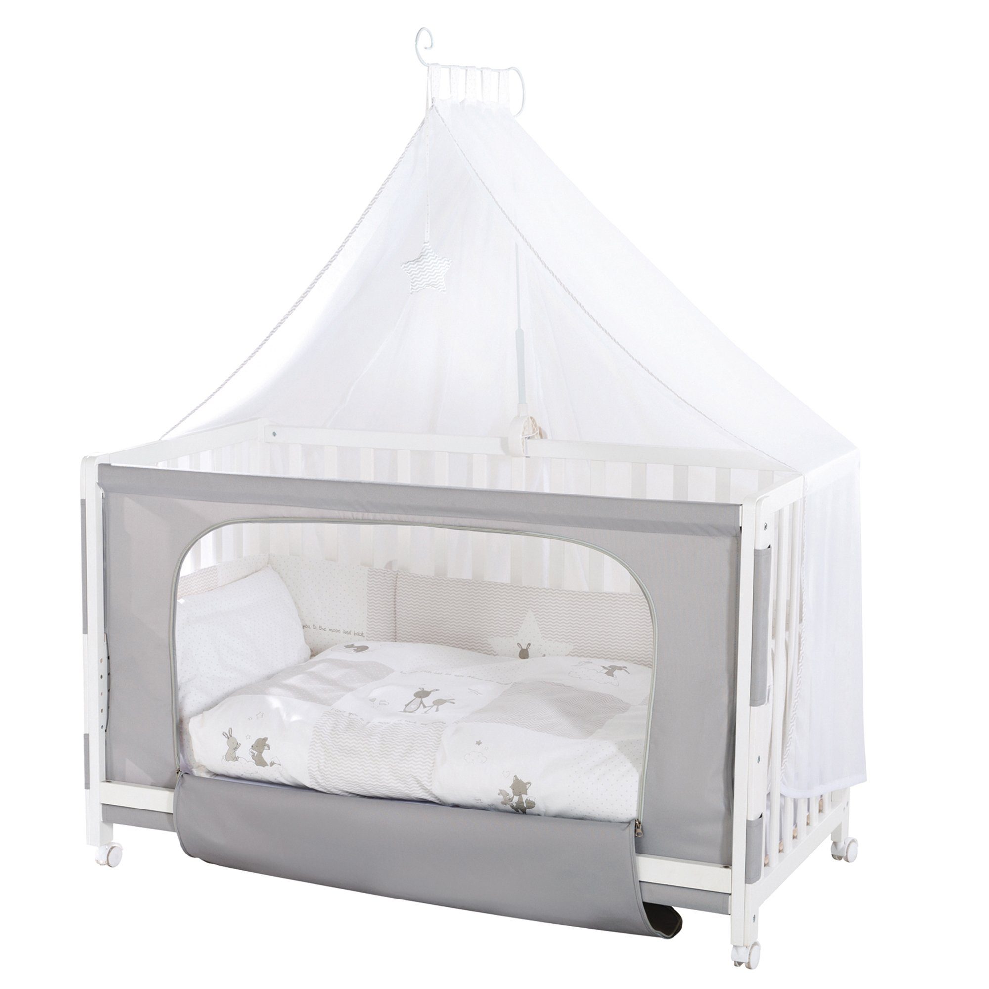 roba® Beistellbett Fox & Bunny, Room Bed
