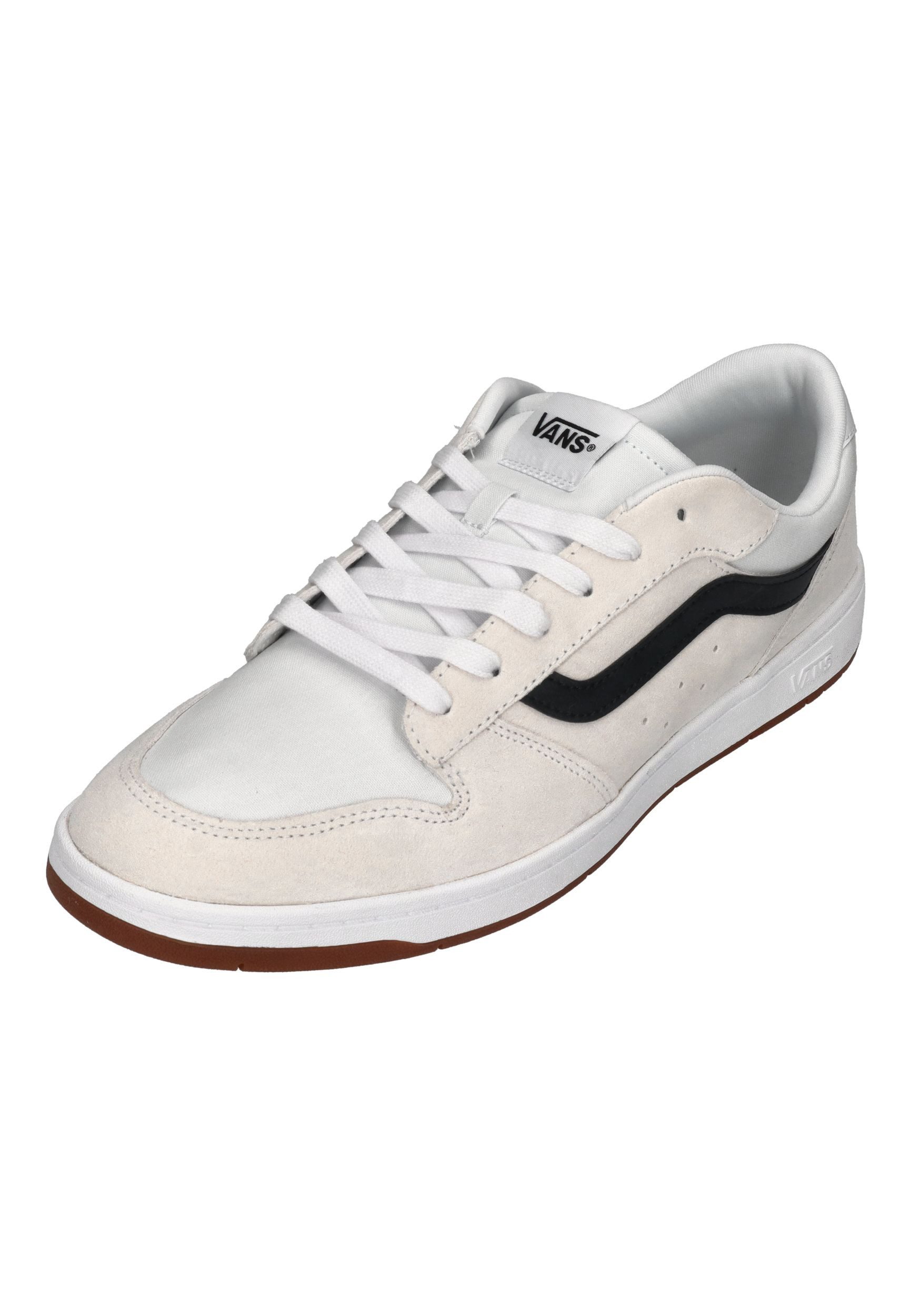 Vans RYLAND LS Suede Canvas Skateschuh White Black