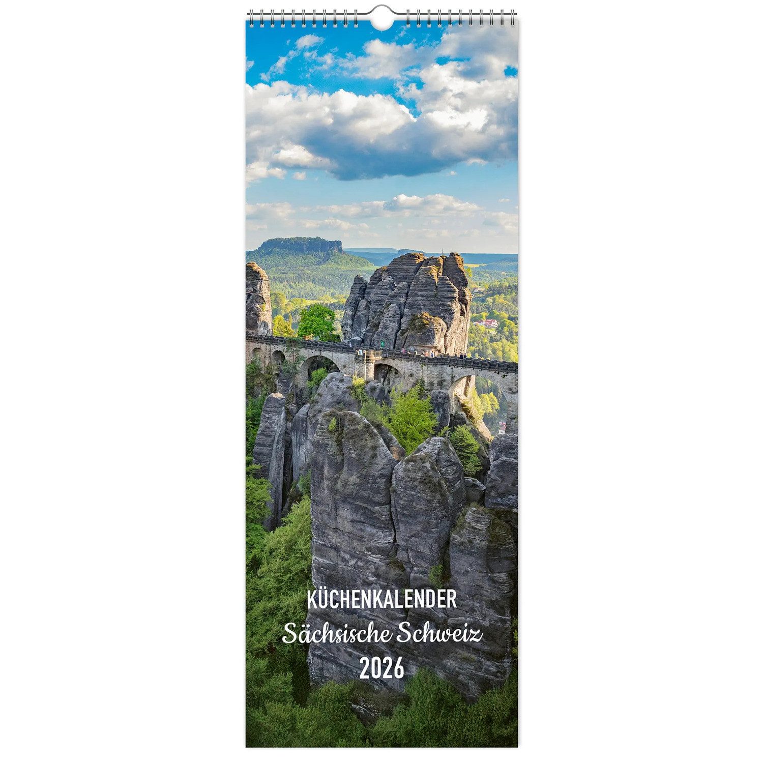 Schubert Wandkalender Küchenkalender Sächsische Schweiz 2026