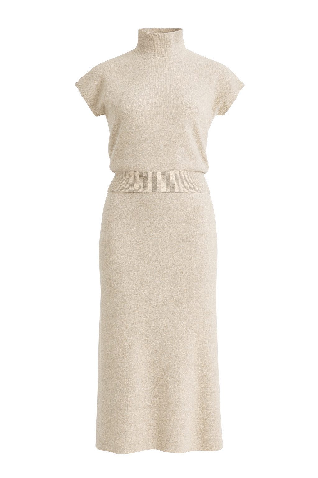 Mississhop Strickkleid Damen Strick Zweiteiler – Pullover mit kurzem Arm & günstig online kaufen