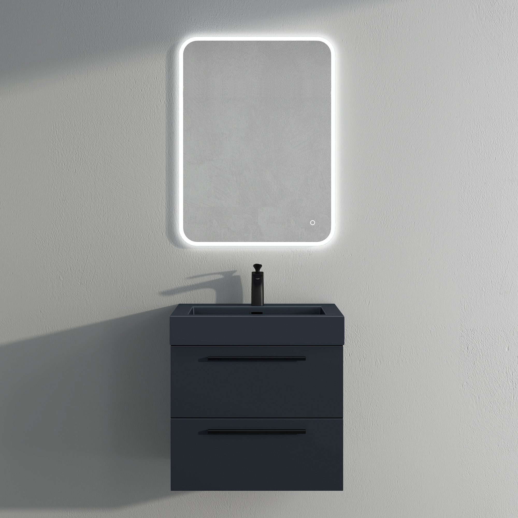 Mai & Mai Badmöbel-Set Badmöbelset Quadratto Unterschrank mit Waschschbecke günstig online kaufen