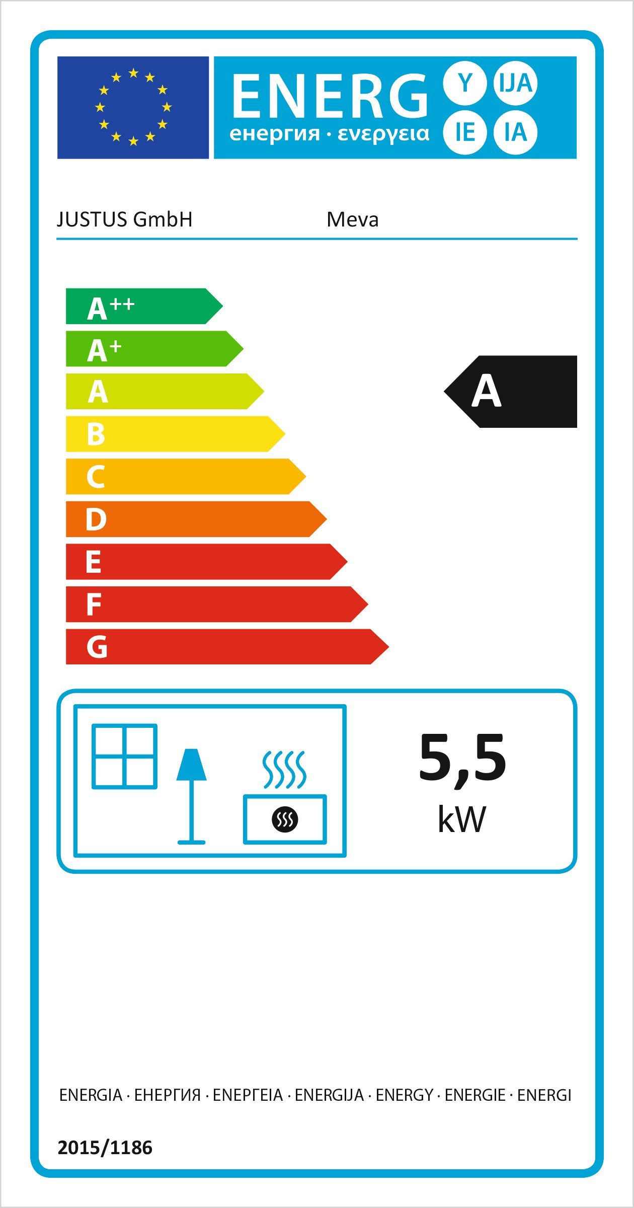 Energieeffizienzklasse: 