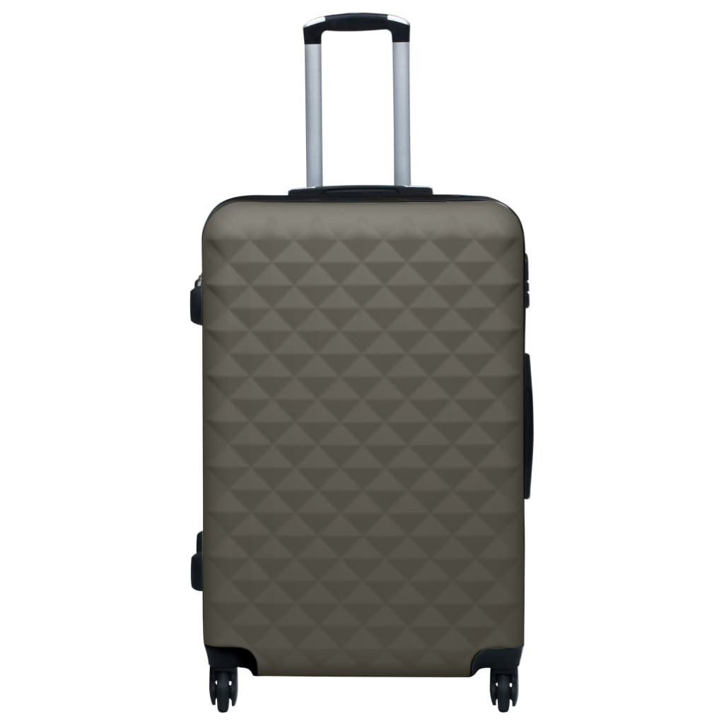 vidaXL Trolley Anthrazit - 2-teilig Koffer Reisekoffer Hartschalenkoffer Trolley Koff