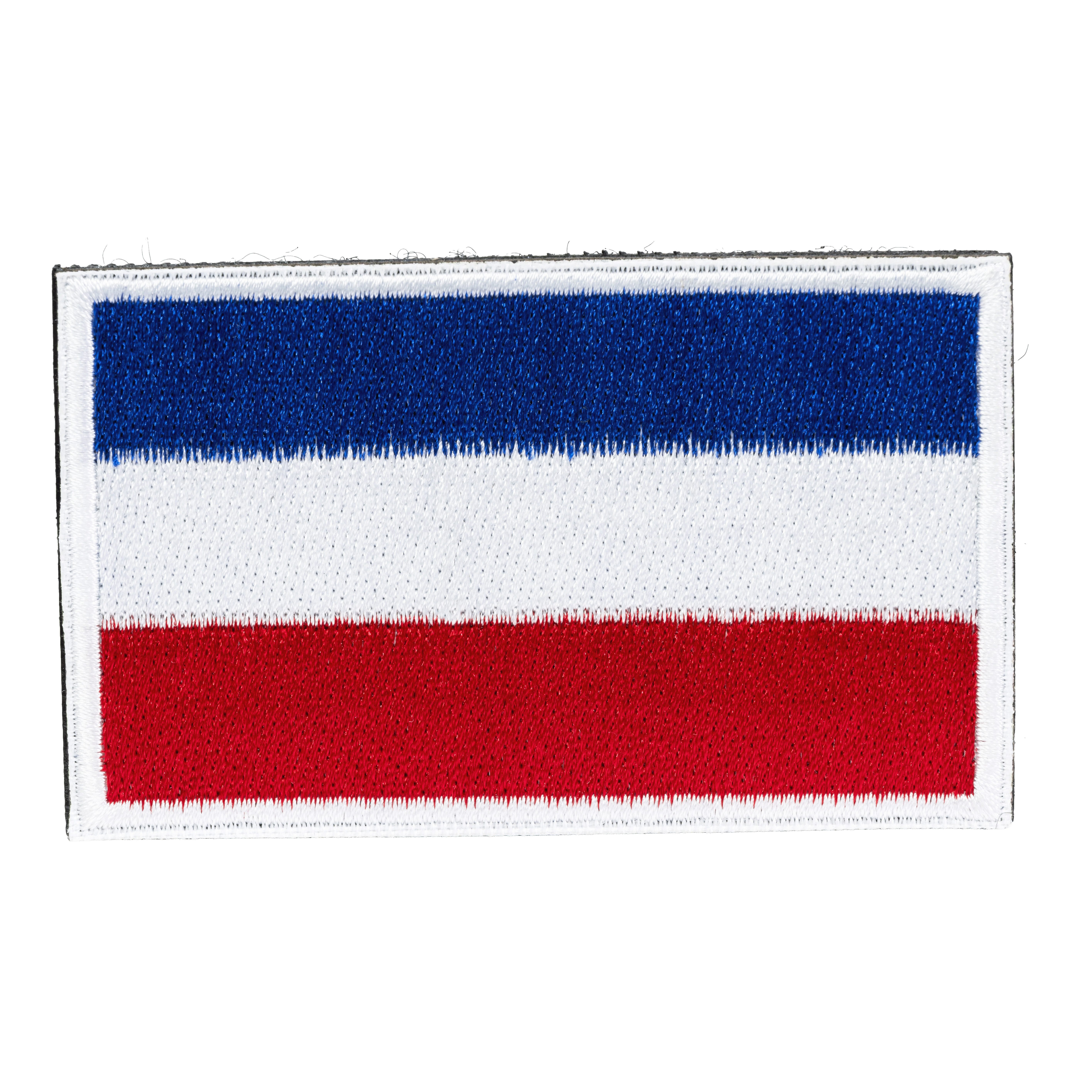 SCHNORR Aufnäher Niederlande Klett-Patch 80 x 50 mm gestickter Flaggen-Patch, Niederlande, Niederlande