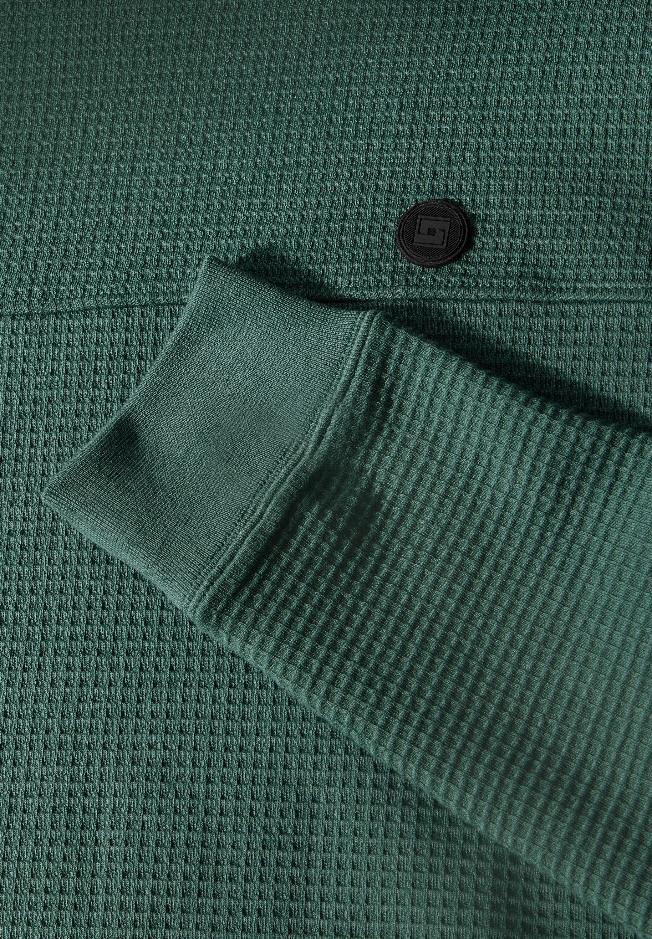 STREET ONE MEN Sweatshirt mit Struktur