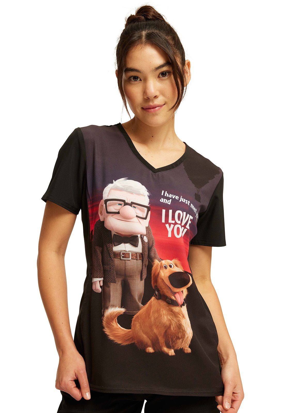 Cherokee Funktionsbluse Bunt bedruckter Damen Kasack "Pixars Oben" Kasack mit Motiv